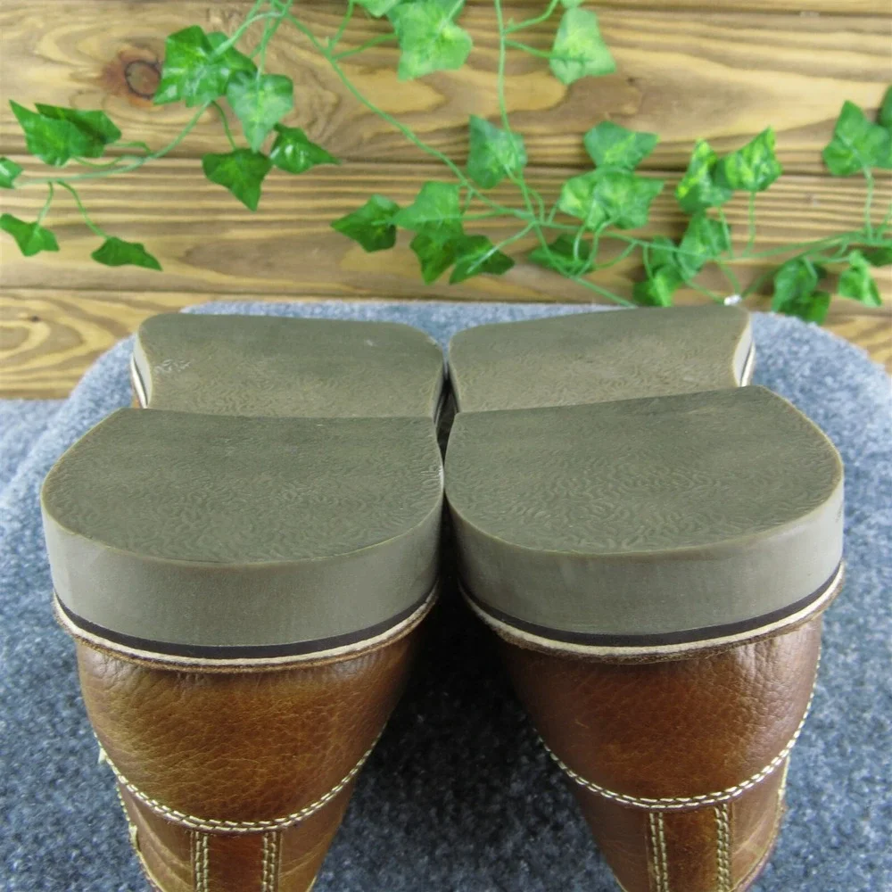 Kenneth Cole Reaction Desert Wind Men Chukka Boots Brown Leather Lace Up Size 10